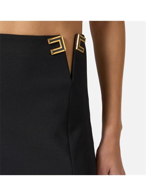 LOGO DETAIL SKIRT ELISABETTA FRANCHI | GO14761E2110 nero